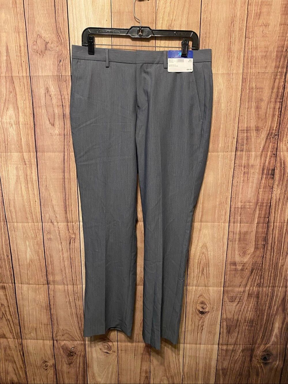 Egara NWT 32x30 stretch slim fit slacks business pants grey men’s